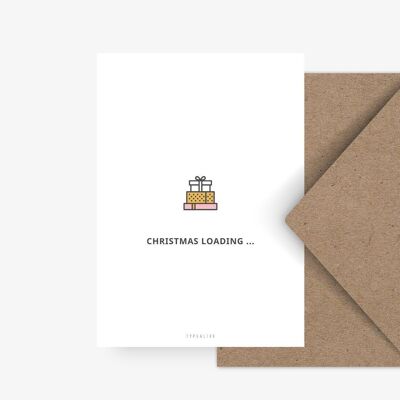 Postkarte / Christmas Is Loading No. 3