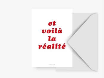 Carte postale / Réalité No. 3 2