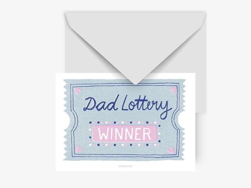 Postkarte / Dad Lottery