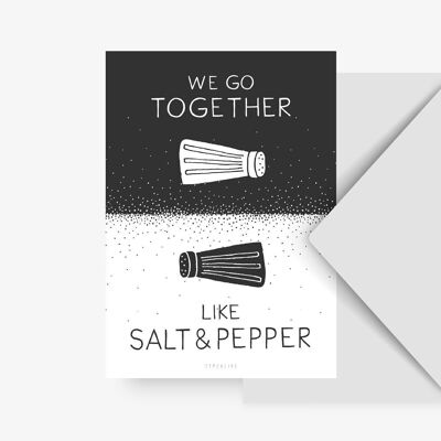 Cartolina / Sale e pepe