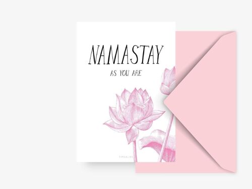 Postkarte / Namastay