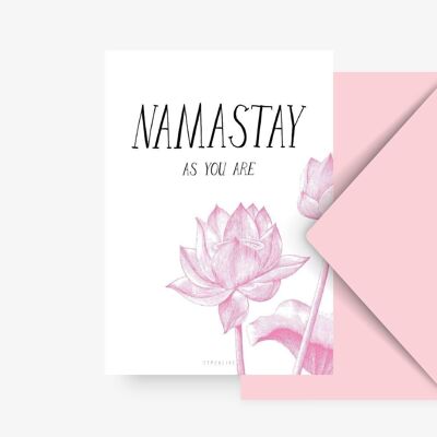 Postkarte / Namastay