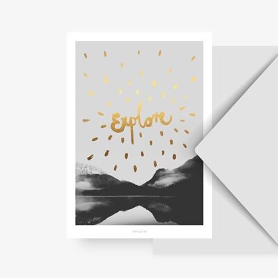 Postkarte / Explore
