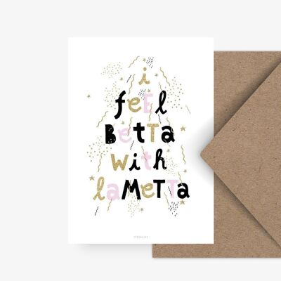 Postcard / Betta tinsel