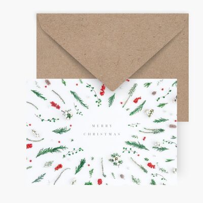 Carte postale / Noël blanc n ° 2