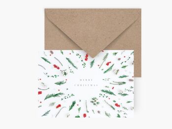 Carte postale / Noël blanc n ° 2 2