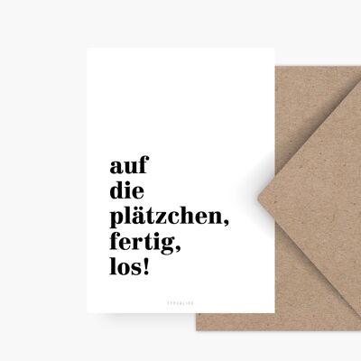 Postkarte / Plätzchen No. 1