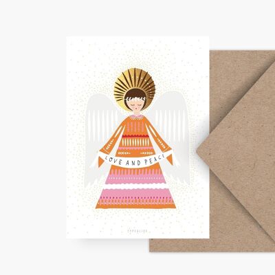 Carte postale / Amour et paix