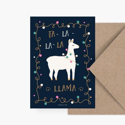 Postcard / Fa-La-Llama