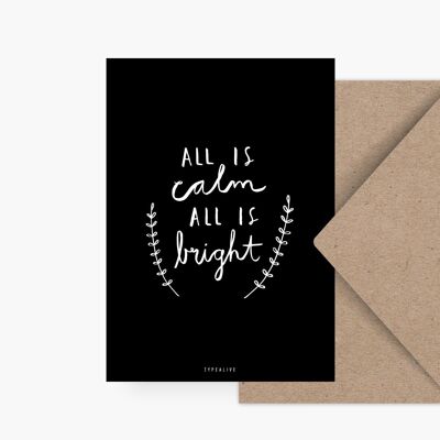 Postkarte / Calm and Bright