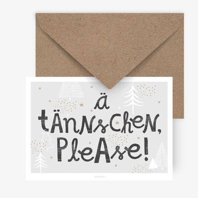 Postkarte / Weihnachtsregel No. 1