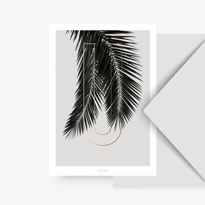 Postkarte / ABC Plants - U