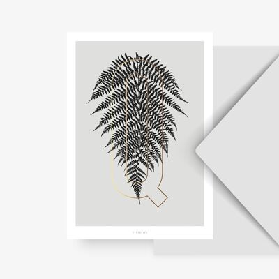 Postkarte / ABC Plants - Q