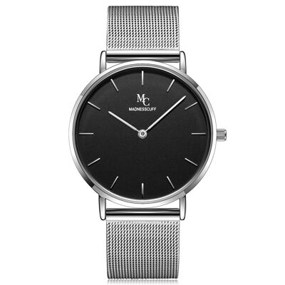 La classic silver black