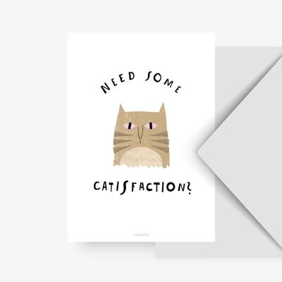 Postkarte / Catisfaction No. 8