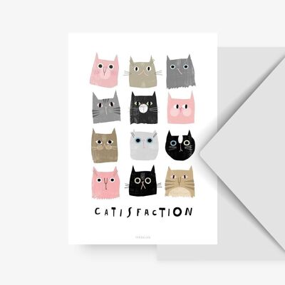 Postkarte / Catisfaction No. 1