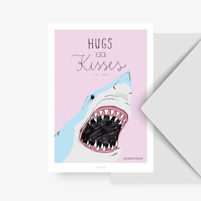Postcard / Hugs And Kisses