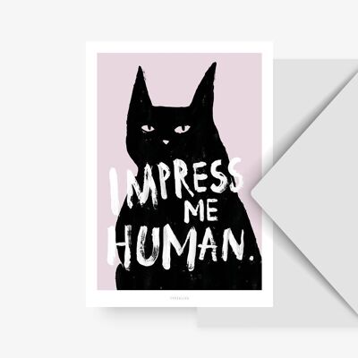Postkarte / Impress Me