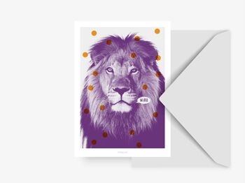 Carte postale / Lion No. 2 1
