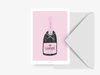 Carte postale / champagne 1