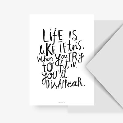 Postcard / Life Is