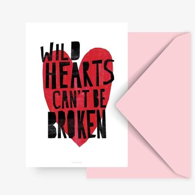 Postkarte / Wild Hearts