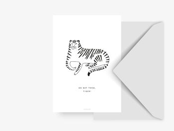 Carte postale / tigre 1