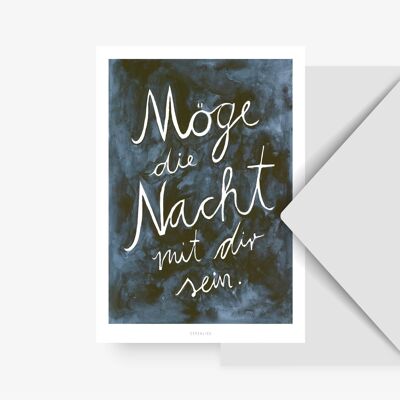 Postkarte / Nacht