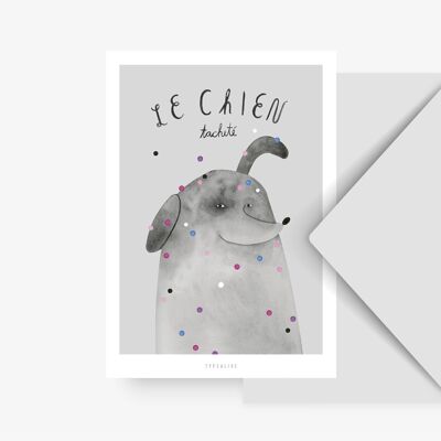 Postkarte / French Animals Chien