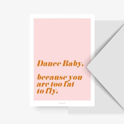 Carte postale / Dance Baby