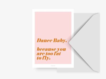 Carte postale / Dance Baby 1