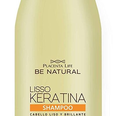 Shampoo. Smooth keratin. Smooth and shiny hair. Content 1000 milliliters.