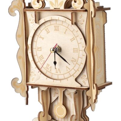 Building kit old-fashioned Clock with clapper pendulum clock