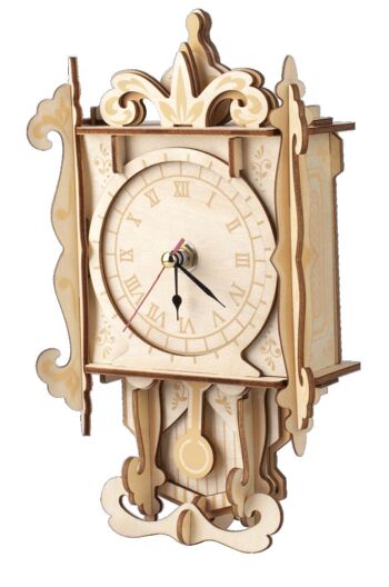 Kit de construction Horloge à l'ancienne avec pendule à clapet 1