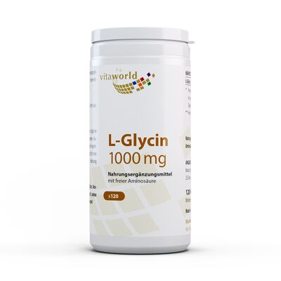 L-glicina 1000 mg (120 cápsulas)