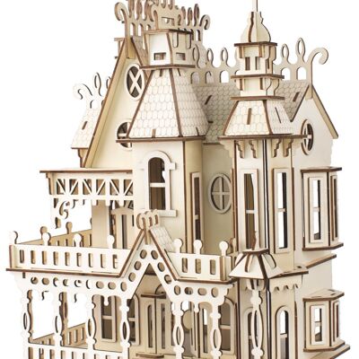 Bausatz Puppenhaus 'Villa Fantasia' - klein 1:36