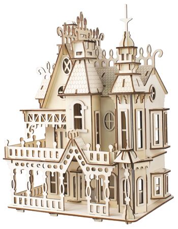 Kit de construction Maison de poupée 'Villa Fantasia' - petite 1:36 1
