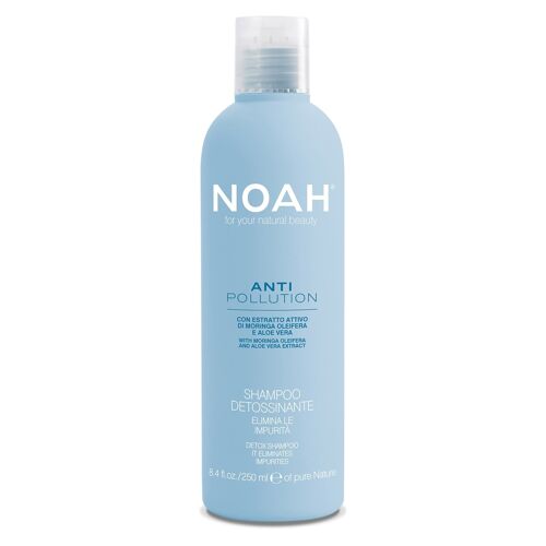 NOAH – ANTI POLLUTION Detox Shampoo with Moringa and Aloe Vera Extract 250ML