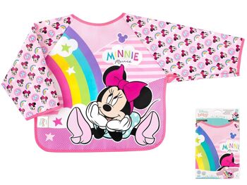 Bavoir Disney Minnie Simply avec manches 5