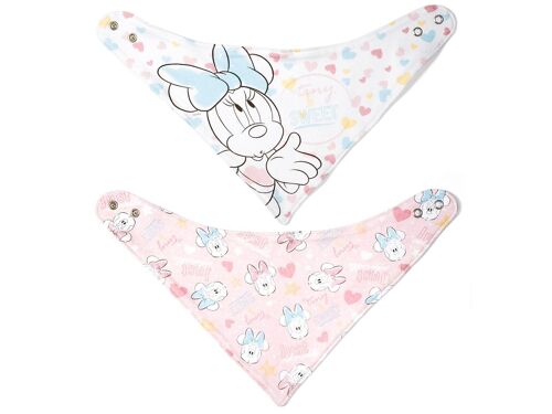 Set 2 bavaglini Minnie Tender Disney