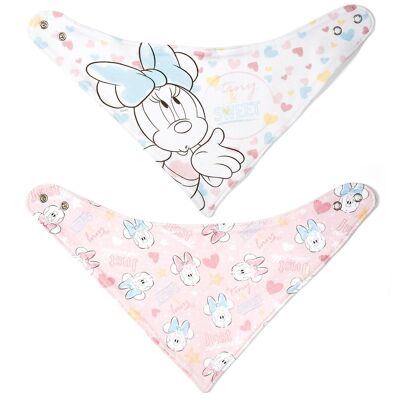 Set 2 bavaglini Minnie Tender Disney