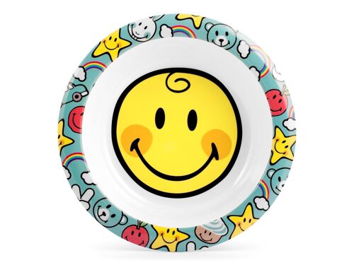 Piatto fondo Smiley Baby boy 21cm