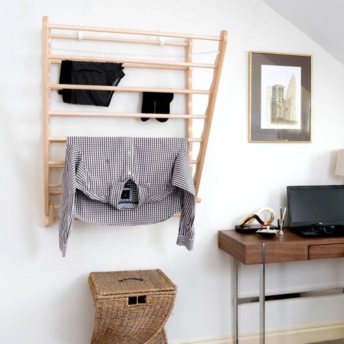 Doris Beech Natural | Wooden clothes drying rack