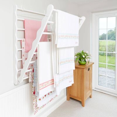Doris Pine White | Wall Mounted Clothes Dryer