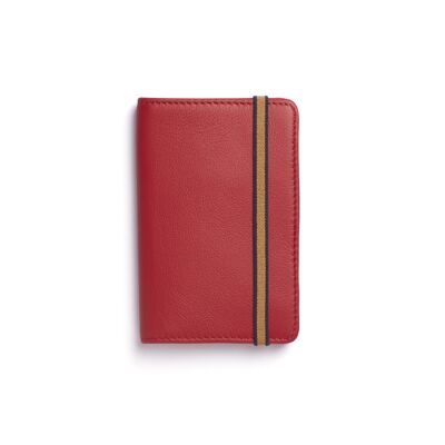 Red card holder with elastic