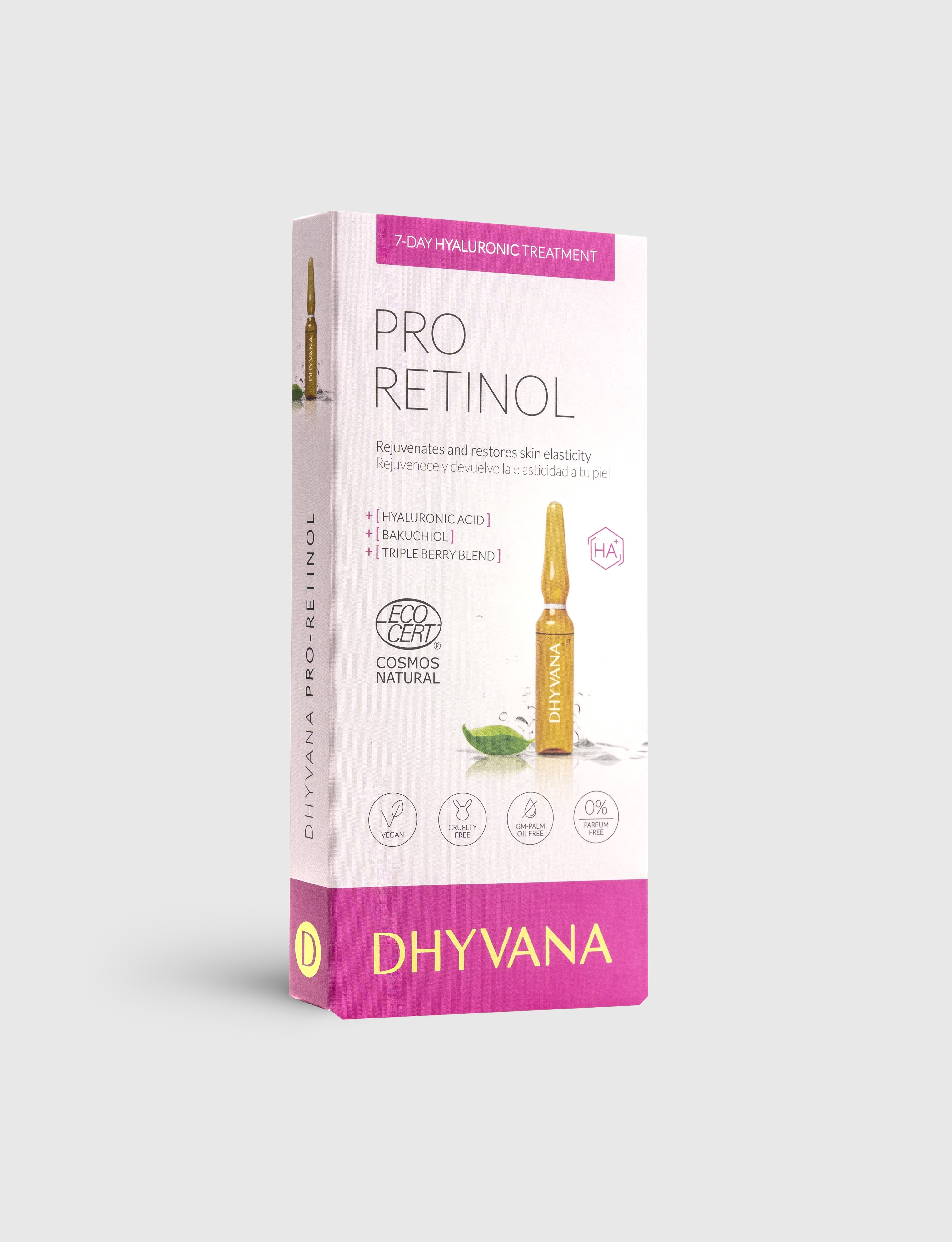 PRO RETINOL-Gesichtsampullen – Mit 99 % natürlichen Inhaltsstoffen – Alle Hauttypen