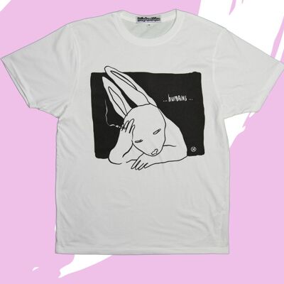 T-shirt Humains BLANC