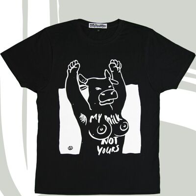 T-shirt My milk not yours BLACK