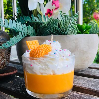 Cinnamon orange gourmet candle