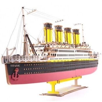 Kit de construction Titanic grand bois couleur 2